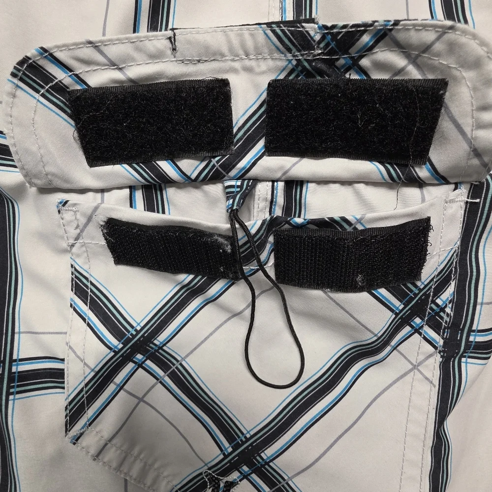 Hurley Men’s White Plaid Board Shorts - Summer 2009